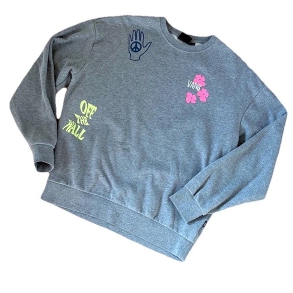 Vans Mascy Daze Crewneck Sweatshirt Small - Picture 3 of 6